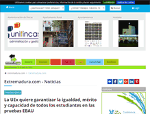 Tablet Screenshot of extremadura.com